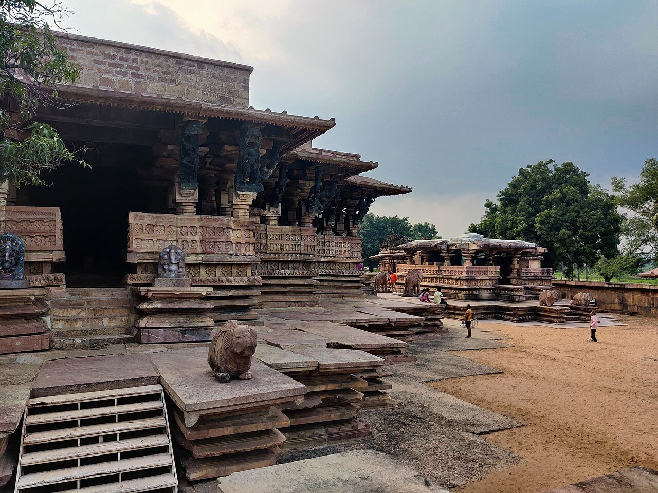 Exterior of Ramappa Temple in Telangana